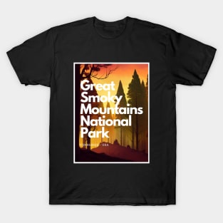 Great Smoky Mountains hike - Tennessee USA T-Shirt